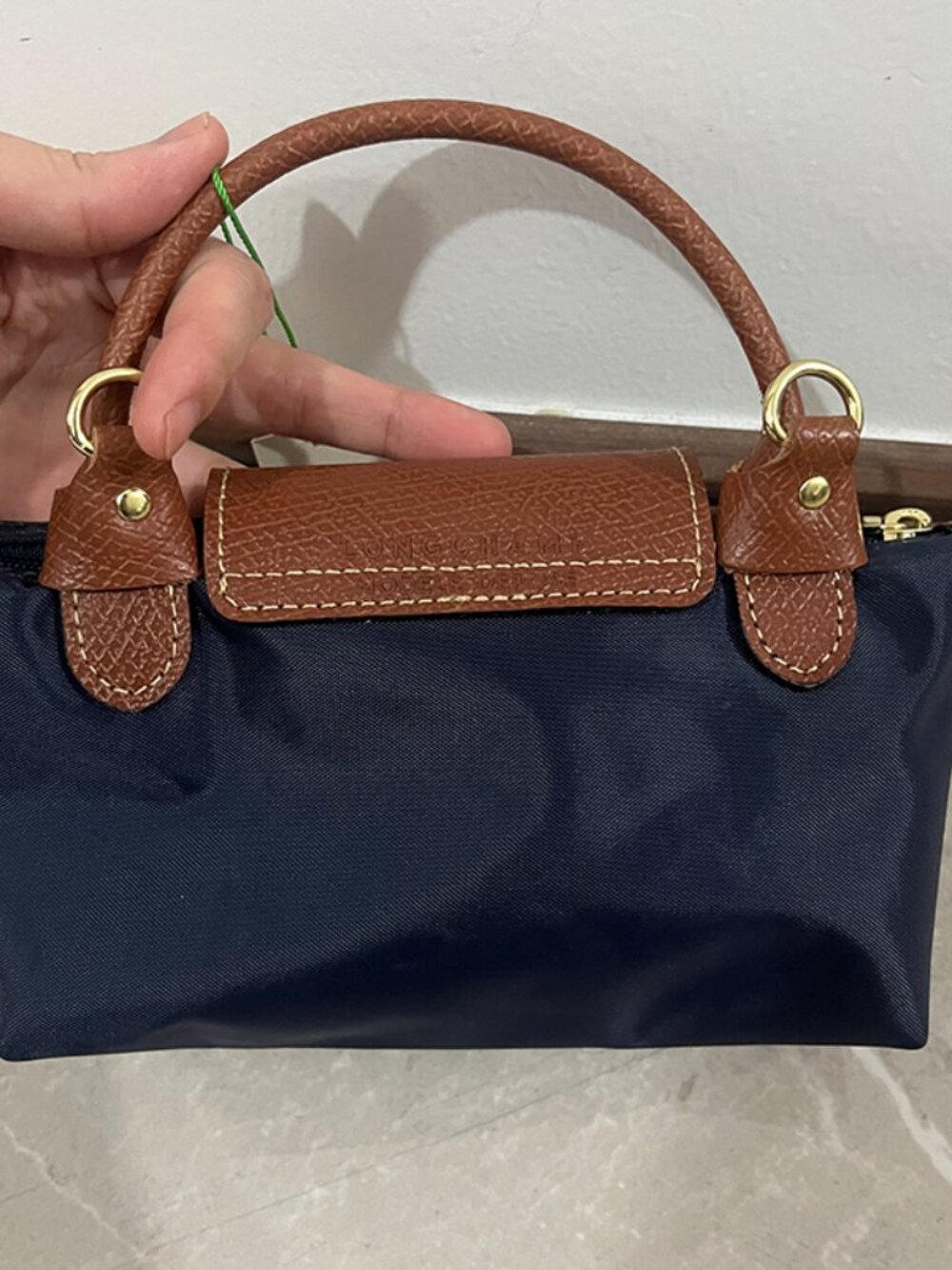 Longchamp Dark Blue Cosmetic Bag - Picture 3 of 6